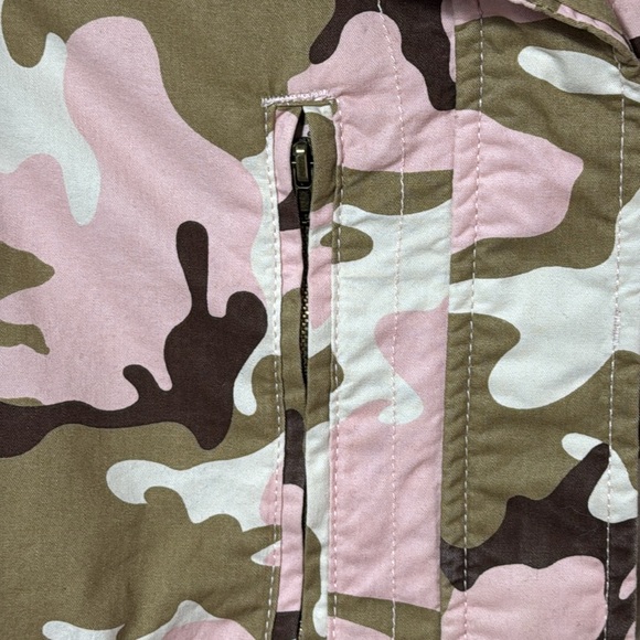 Love Tree Jacket Pink Camo Utility‎ in Size L  NWT - Picture 4 of 16